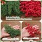 60 Pcs Artificial Christmas Flowers Christmas Artificial Pine Branches (Pine) 13.77"D x 5.9"W x 3.93"H